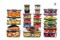 Set of 22 Brilliance BPA-Free Food Storage Containers with Lids for Lunch, Meal Prep, and Leftovers